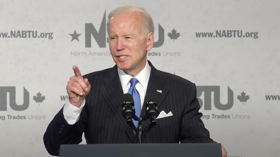 Biden delivers electric speech at NABTU Conference