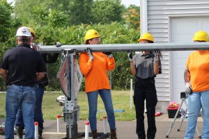 Laborers Local 423 hosted the nation’s first all-women Mobile Solar Class in June. The class was made up of 12 female Laborers – three from Local 423 and nine from other LIUNA Locals.