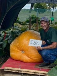 Troy and his pumpkin 