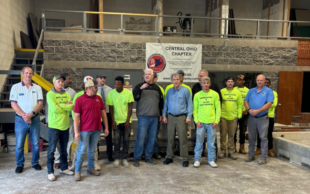 Sen. Sherrod Brown visits BAC Local 23