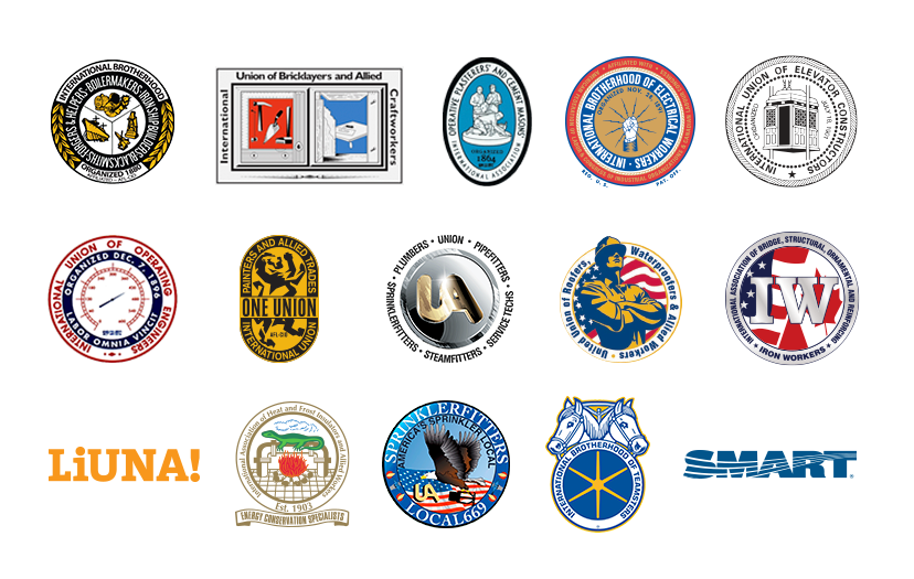 Columbus Building Trade Union Logos